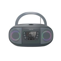BOOM-GO-G reproductor de CD Reproductor de CD portátil Gris