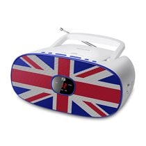 MD-205UK sistema estéreo portátil Analógica FM, MW Azul, Rojo, Blanco