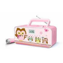 M-29KP sistema estéreo portátil Digital 1 W FM, MW, PLL Multicolor Reproducción MP3