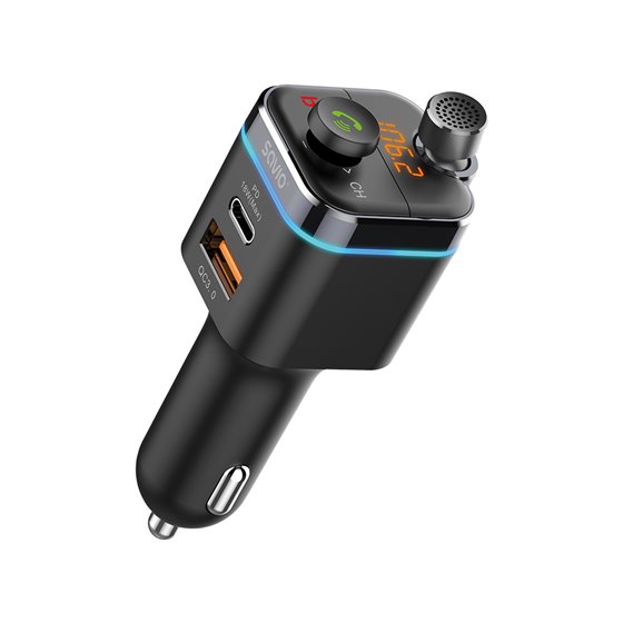 TR-12 transmisor FM 87,6 - 107,9 MHz Bluetooth Negro