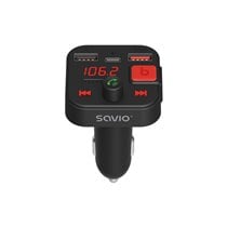 TR-15 Transmiter FM z Bluetooth 87,6 - 107,9 MHz Bluetooth/USB Negro