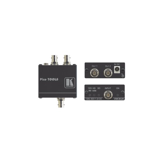 VM-2UX amplificador de línea de video Negro