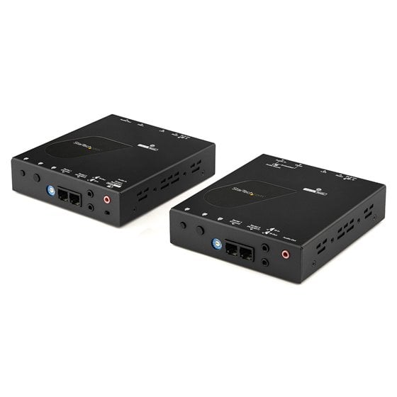 Juego Extensor HDMI 1080p por IP compatible Vídeo Wall - Juego Transmisor Receptor HDMI por Ethernet Cat5 Cat6 - Alargador