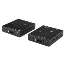 Juego Extensor HDMI 1080p por IP compatible Vídeo Wall - Juego Transmisor Receptor HDMI por Ethernet Cat5 Cat6 - Alargador