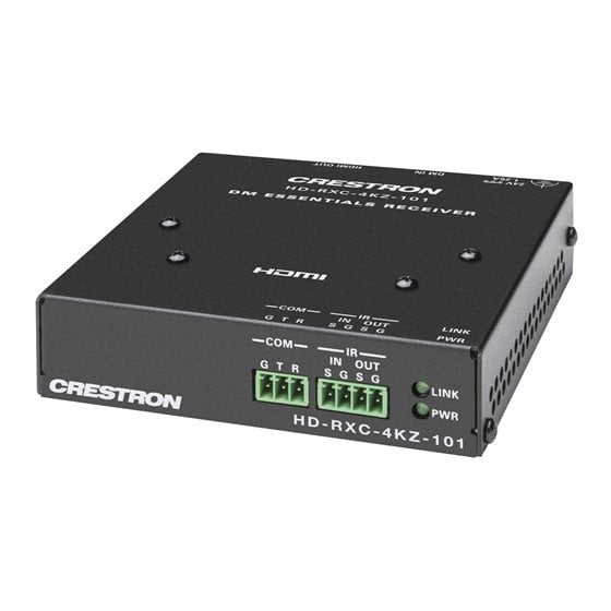 HD-RXC-4KZ-101 extensor audio/video Receptor AV Negro
