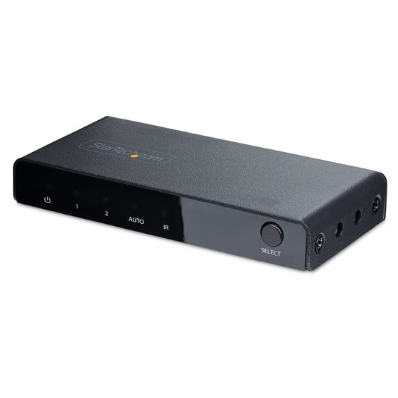 Switch Conmutador HDMI de 2 Puertos de 8K - Selector HDMI 2.1 UHD de 4K a 120Hz/8K 60Hz - HDR10+ - Adaptador de Alimentación y M