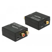 63477 convertidor de audio Negro