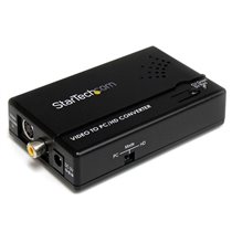 Adaptador Conversor de S-Video - Video Compuesto y por Componentes RCA a VGA