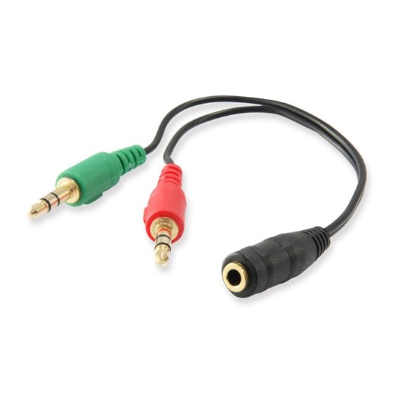 147942 divisor de audio Negro