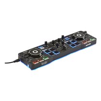 Starlight Mesa de mezclas con opción de realizar scratch conectando un CDJ 2 canales Negro