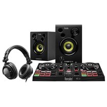 DJLearning Kit DVS (Sistema de vinilo digital) para scratch digital Negro