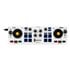 4780921 controlador dj 2 canales Negro, Blanco, Amarillo