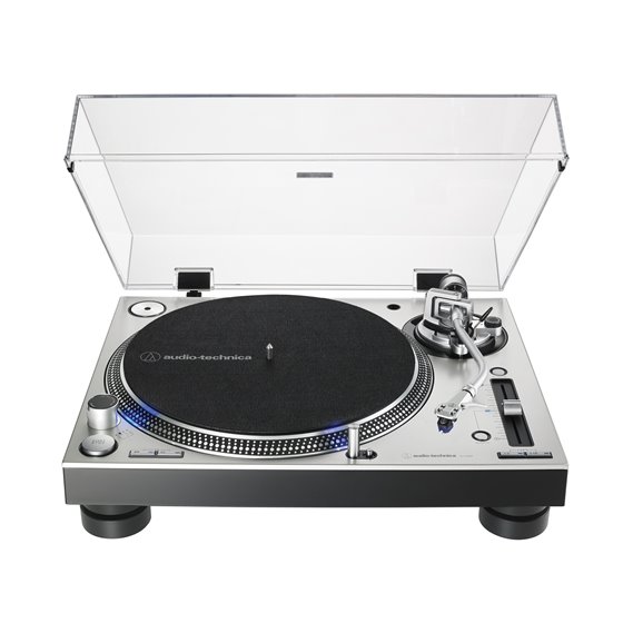 AT-LP140XP Tocadiscos de tracción directa para DJ Plata