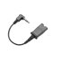 Cable de oro de 2,5 mm a QD (0,45 m)