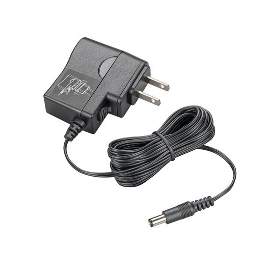 Fuente de alimentación de CA universal Poly Savi Office con enchufe recto -9 V 500 mA