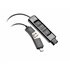 Adaptador negro Poly DA85 USB a QD compatible con TAA