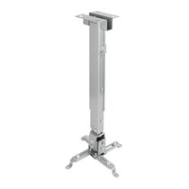 SOPORTE UNIVERSAL INCLINABLE DE TECHO PARA PROYECTOR PLATA