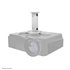 BEAMER-C80WHITE Soporte de techo para proyector - alt. 13-20 cm - movimiento completo