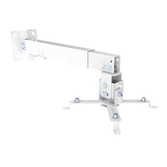 Soporte de pared de techo para proyector, blanco
