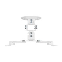 Soporte Universal Giratorio, Inclinable de Techo para Proyector 13.5Kg, Blanco