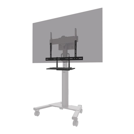 AV40-500BL Kit bandeja para teclado 43-110" - VESA - máx 2,5 kg - universal