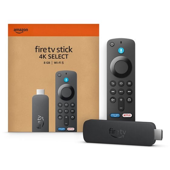 Fire TV Stick 4K Select 4K Ultra HD Fire OS Negro