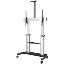 Soporte Móvil de TV - Carrito de TV de Servicio Pesado para Pantallas de 60 a 100 Pulgadas - 100kg - Soporte Universal Rodante d