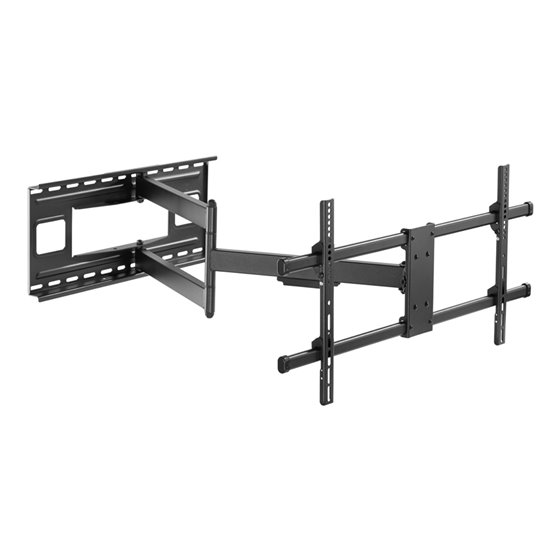Soporte de pared para TV de movimiento completo con brazo largo de 43"-80