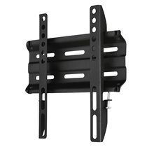 Soporte de pared fijo para pantalla plana de 19" a 48" (para TV de hasta 25kg, VESA 200x200), Negro
