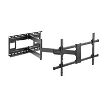 Soporte Pro Giratorio, Inclinable Y Nivelable Para Monitor/tv 50kg De 43-80, Negro