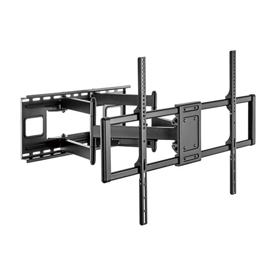 Soporte Pro Giratorio, Inclinable Y Nivelable Para Monitor/tv 120kg De 60-120, Negro