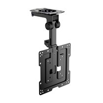 Soporte de Techo Giratorio, Plegable para Monitor/TV 20Kg de 19-43, Negro