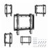 WM-42F-04 soporte para TV 106,7 cm (42") Negro