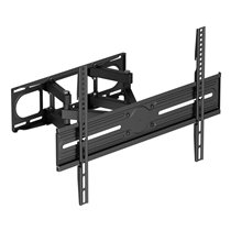 Soporte eco giratorio, inclinable y nivelable para monitor/TV 40kg de 37-80, Negro