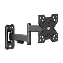 Soporte Eco Giratorio, Inclinable y Nivelable para Monitor/TV 20kg (3 Pivotes) de 13"-32", Negro