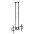 Soporte de Techo PRO Inclinable, Extensible y Nivelable para Monitor/TV 120kg de 60-120, Negro