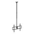 Soporte de techo pro giratorio, inclinable, extensible y nivelable para monitor/TV 80kg de 50-100, Negro