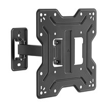 Soporte Eco Giratorio, Inclinable Para Monitor/TV 30kg (2 Pivotes) De 23"-43", Negro