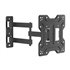 Soporte Eco Giratorio, Inclinable Para Monitor/TV 30kg (3 Pivotes) De 23"-43", Negro