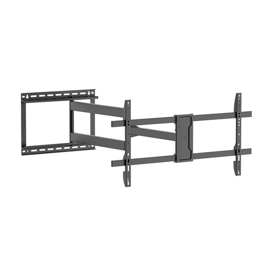 Soporte Pro Giratorio, Inclinable y Nivelable para Monitor/TV 50kg de 43"-80", Negro