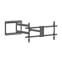 Soporte Pro Giratorio, Inclinable y Nivelable para Monitor/TV 50kg de 43"-80", Negro