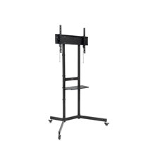 KEFRÉN” Soporte de suelo con Ruedas para pantallas de 37”-70”, Negro