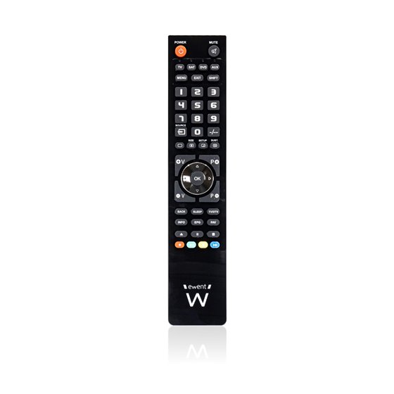 EW1570 mando a distancia DTT, DVD/Blu-ray, Proyector, SAT, STB, Altavoz para barra de sonido, TV, Universal, VCR Botones