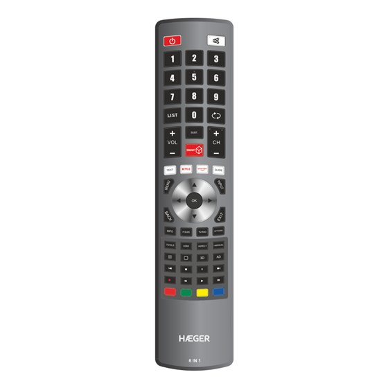 UR-006.002A mando a distancia Universal Botones