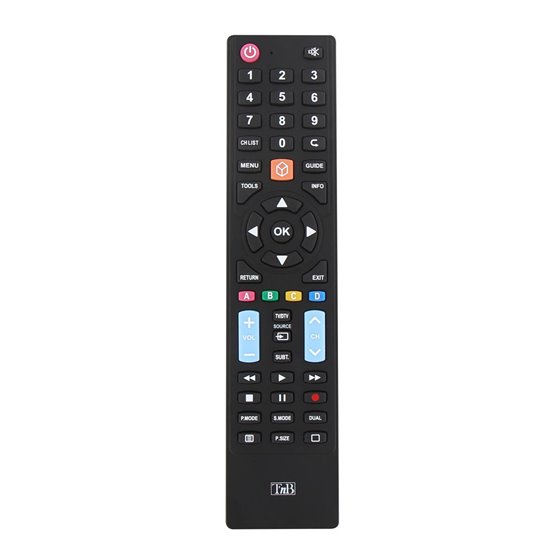 TCUN05 mando a distancia IR inalámbrico TV Botones