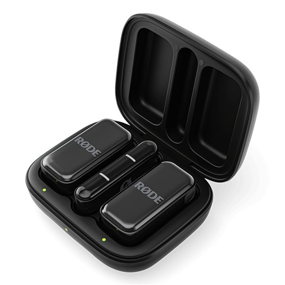 Wireless Micro Negro Micrófono con pinza de enganche