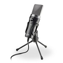MS120 USB Negro Micrófono para crear podcasts