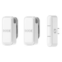Wireless Micro Blanco Micrófono con pinza de enganche