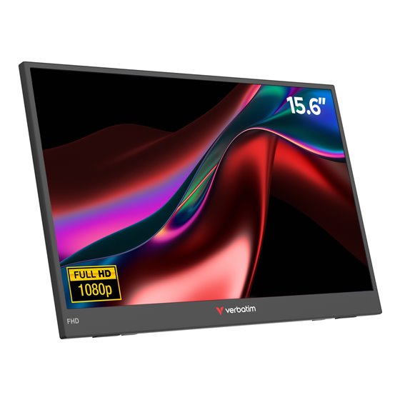 Portable 15.6" FHD Monitor LIGHT Monitor portátil Negro 39,6 cm (15.6") LCD 1920 x 1080 Pixeles