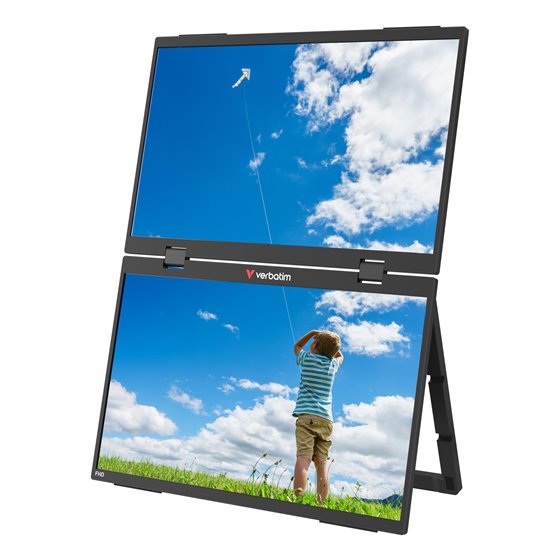 Portable 15.6" FHD Dual Monitor Essentials Monitor portátil Negro 39,6 cm (15.6") LCD 1920 x 1080 Pixeles
